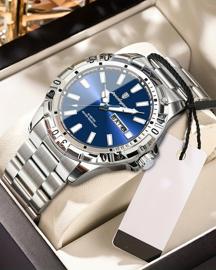 A Stylish New Brand Waterproof Watch With Super Bright Night Light For Young People, A Men's Wristwatch.