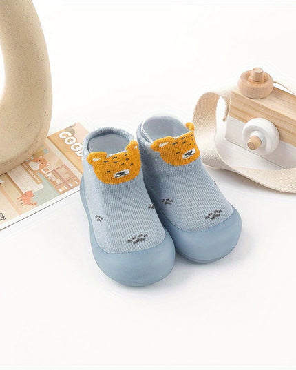 (Surface Pattern Random) Kids Toddler Shoes Cartoon Anti-collision Socks Shoes Soft Sole Newborn Home Shoes