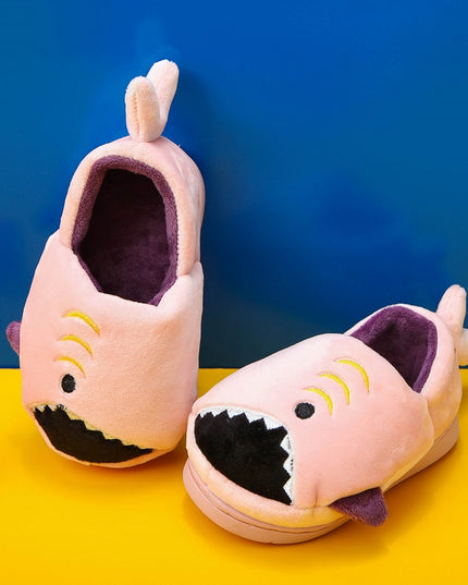 Boys' Dinosaur Slippers with Plush TPR Sole & Alligator/Crocodile Teeth - Warm Winter Indoor/Outdoor, Green & White Low-Top Easy Slip-On for, Cute Dino Footwear for Bedtime & Play