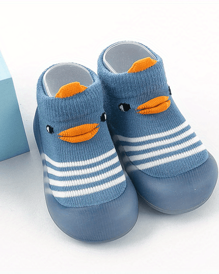 (Surface Pattern Random) Kids Toddler Shoes Cartoon Anti-collision Socks Shoes Soft Sole Newborn Home Shoes