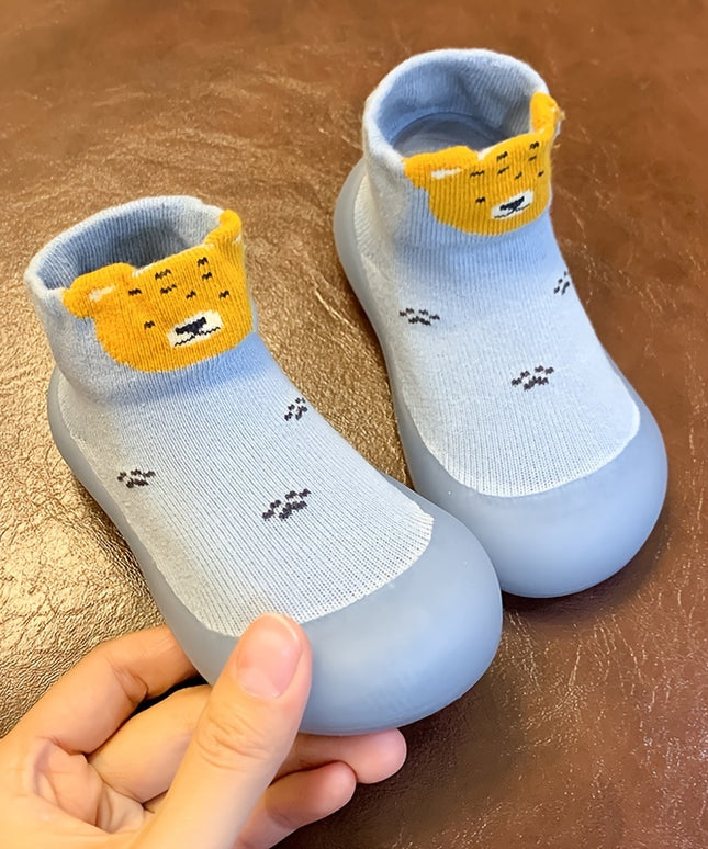 (Surface Pattern Random) Kids Toddler Shoes Cartoon Anti-collision Socks Shoes Soft Sole Newborn Home Shoes