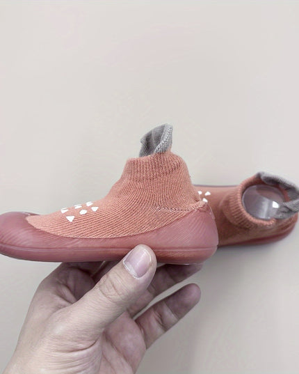 (Surface Pattern Random) Kids Toddler Shoes Cartoon Anti-collision Socks Shoes Soft Sole Newborn Home Shoes