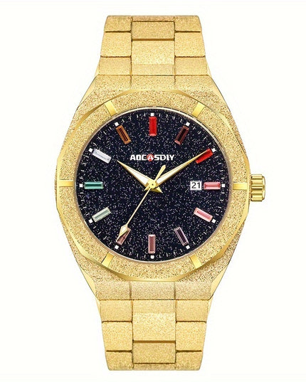 Men's Business Watch, Unique Fashion Waterproof Calendar Luminous Watch