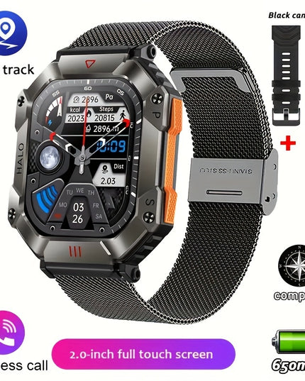 ONEGRA Sports Smart Watch For Women Men, Waterproof Fitness Watches With AI Voice Wireless Call