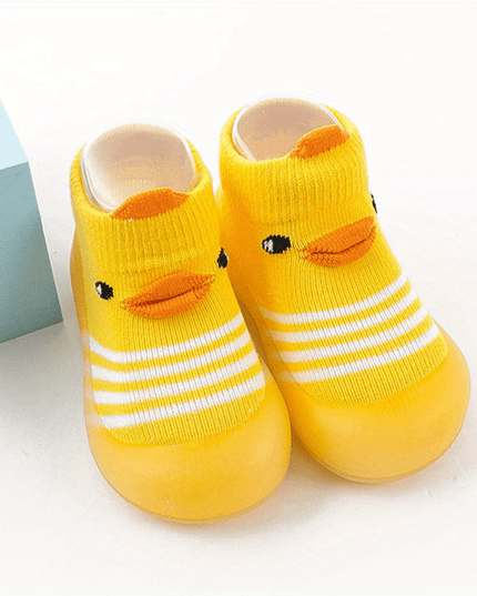 (Surface Pattern Random) Kids Toddler Shoes Cartoon Anti-collision Socks Shoes Soft Sole Newborn Home Shoes