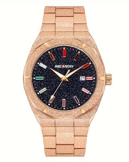 Men's Business Watch, Unique Fashion Waterproof Calendar Luminous Watch