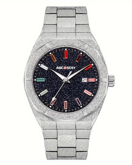 Men's Business Watch, Unique Fashion Waterproof Calendar Luminous Watch