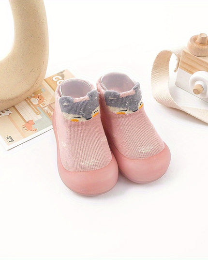 (Surface Pattern Random) Kids Toddler Shoes Cartoon Anti-collision Socks Shoes Soft Sole Newborn Home Shoes