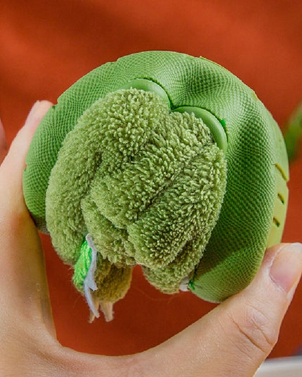 Boys' Dinosaur Slippers with Plush TPR Sole & Alligator/Crocodile Teeth - Warm Winter Indoor/Outdoor, Green & White Low-Top Easy Slip-On for, Cute Dino Footwear for Bedtime & Play