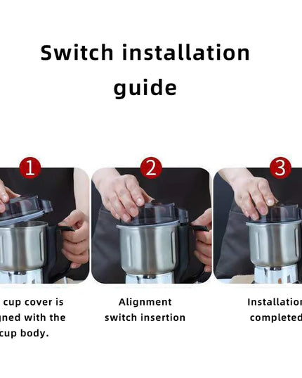 Portable Electric Stainless Steel Blade Coffee Bean Grinder 600g Capacity Easy to Clean for Home & Commercial Use