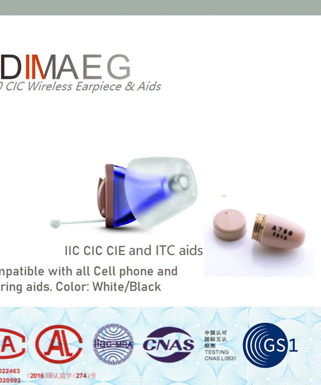 3.5mm Standard Wire Neckloop For Cell Phone Work With Wireless earpiece Mini Earbud Invisible Earphone Headsets