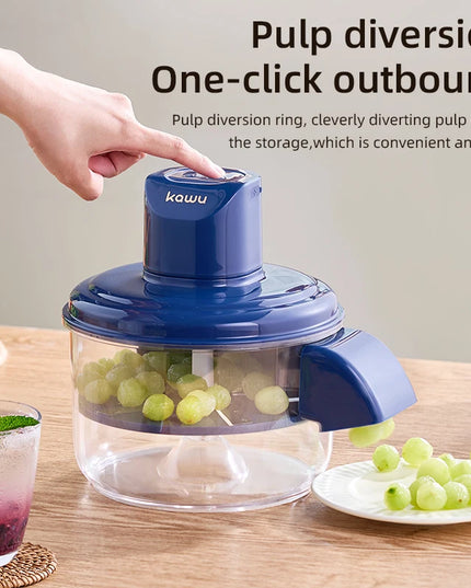 Kawu Smart Fruit and Vegetable Peeler High Efficiency Electric Low Fruit Loss Home Peeling Device Easy to Clean