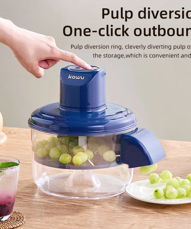 Kawu Smart Fruit and Vegetable Peeler High Efficiency Electric Low Fruit Loss Home Peeling Device Easy to Clean