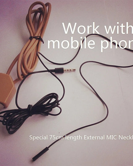 3.5mm Standard Wire Neckloop For Cell Phone Work With Wireless earpiece Mini Earbud Invisible Earphone Headsets