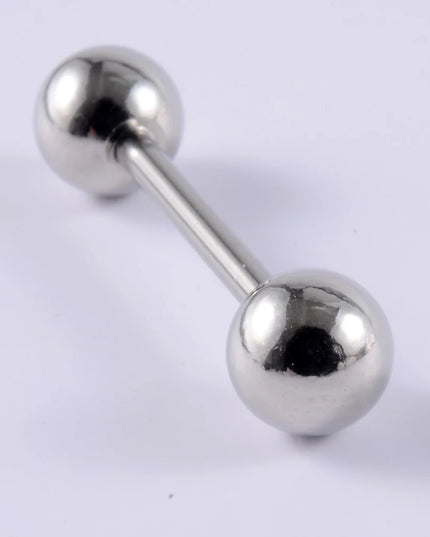 1PC Punk Tongue Nail Middle Finger Surgical Steel Anodizing Prevent Allergic Tongue Barbells Sexy Unisex Body Piercing Jewelry