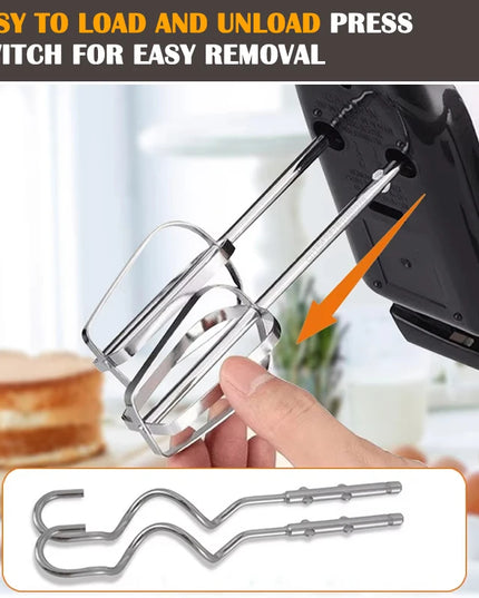 Wholesale Portable Electric Cordless Hand Blender 4 Blades Variable Speed Turbo Mode Ejector Button Dough Hook Household Plastic