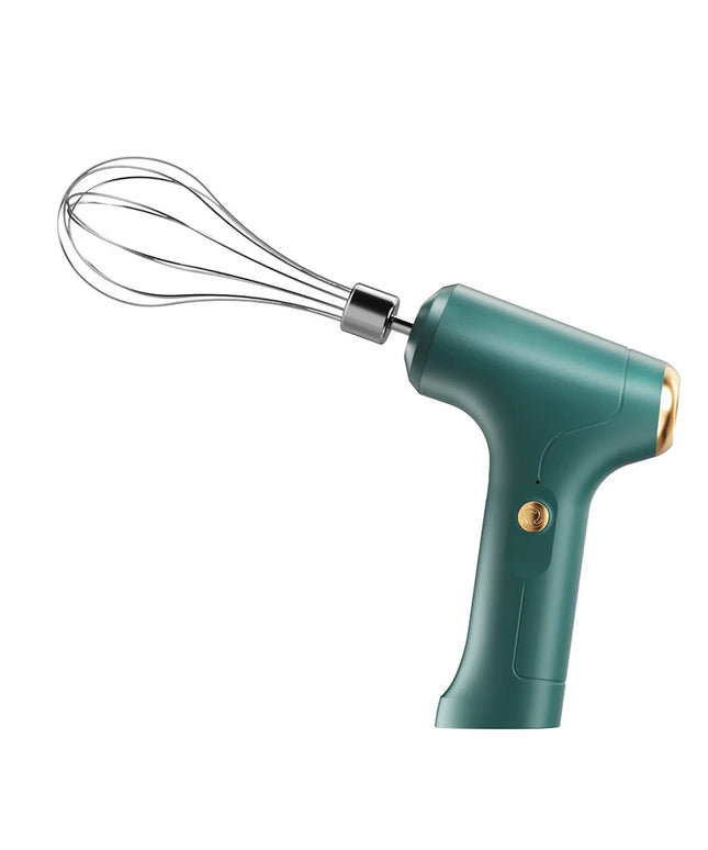 Electric Cordless Portable PP Automatic Push Button Immersion Hand Blender with Whisk 6 Blades Battery Operated for Smoothies