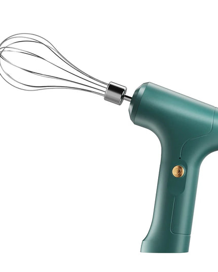 Electric Cordless Portable PP Automatic Push Button Immersion Hand Blender Whisk 6 Blades Battery Powered for Household Kitchen