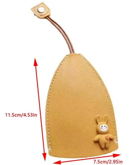 Korea Pull Type Key Case PU Leather Key Wallets Unisex Car Housekeepers Case Leather Key Keychain Pouch New Holder