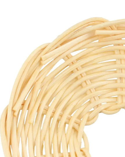 Handwoven Rattan Lamp Shade Exquisite Rustic Chandelier Shade Lampshade Vintage Creative Pendant Light Shade Home Hotel