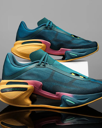 Zapatillas de correr para hombre y mujer, soporte estable con placa de carbono, calzado deportivo de suela gruesa transpirable c