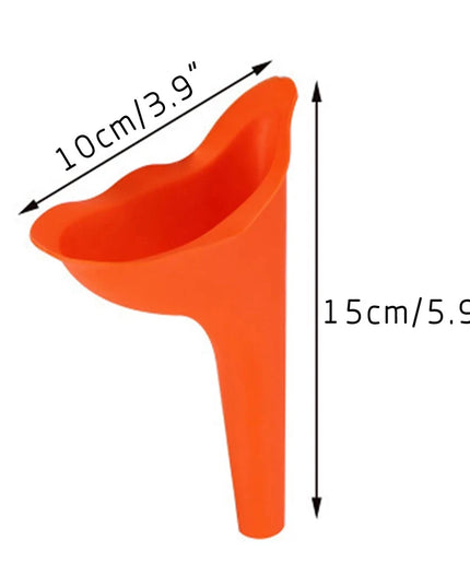 2pcs Woman Standing Piss Portable Toilet Urinal Camping Tent Outdoor Travel Emergency Soft Silicone Pee Funnel Urine Toilet