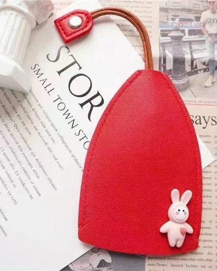 Korea Pull Type Key Case PU Leather Key Wallets Unisex Car Housekeepers Case Leather Key Keychain Pouch New Holder