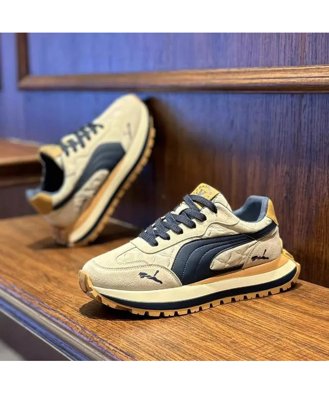 Casual Shoes Men's Sports Shoes Summer Casual Thick Soled Men's Shoes Soft and Comfortable Non-slip Outdoor Fashion Board Shoes