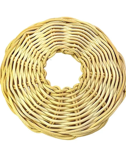 Handwoven Rattan Lamp Shade Exquisite Rustic Chandelier Shade Lampshade Vintage Creative Pendant Light Shade Home Hotel