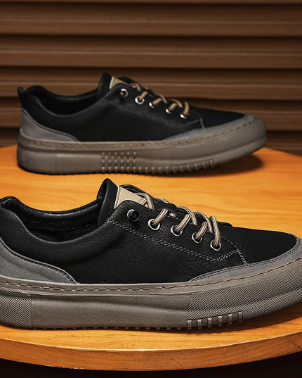 Four New Men's Walking Shoes Comfortable Men's Fashion Casual Skateboarding Shoes Fashionable Versatile Anti Slip Outdoor Shoes