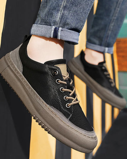 Four New Men's Walking Shoes Comfortable Men's Fashion Casual Skateboarding Shoes Fashionable Versatile Anti Slip Outdoor Shoes