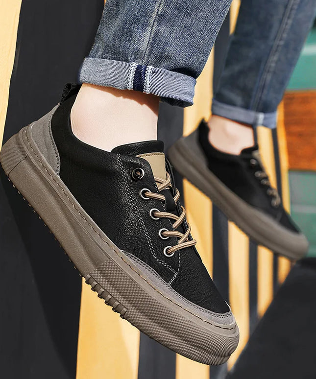 Four New Men's Walking Shoes Comfortable Men's Fashion Casual Skateboarding Shoes Fashionable Versatile Anti Slip Outdoor Shoes