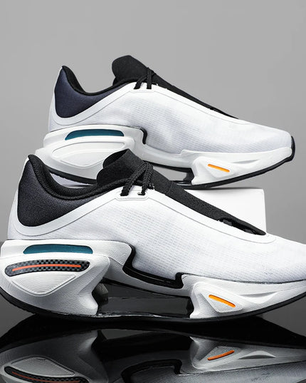 Zapatillas de correr para hombre y mujer, soporte estable con placa de carbono, calzado deportivo de suela gruesa transpirable c