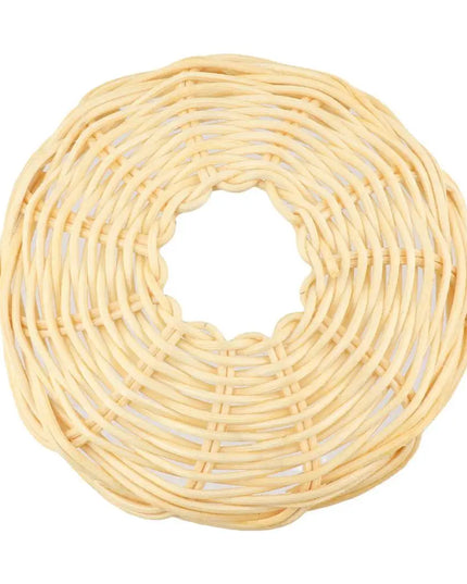 Handwoven Rattan Lamp Shade Exquisite Rustic Chandelier Shade Lampshade Vintage Creative Pendant Light Shade Home Hotel