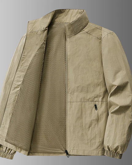 Men's jacket  spring and autumn thin casual sports jacket  windproof jacket  2025 new workwear  outdoor assault jacket  top