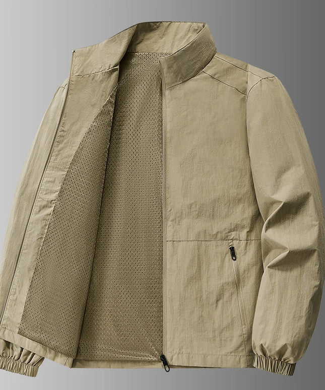 Men's jacket  spring and autumn thin casual sports jacket  windproof jacket  2025 new workwear  outdoor assault jacket  top