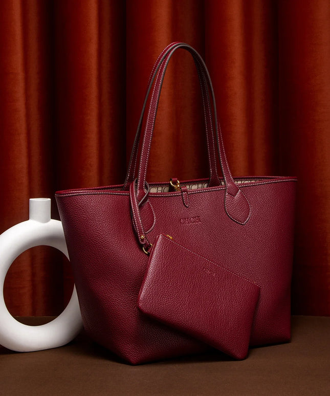 C-H Women Tote Bag  Autumn New Coffee Color Handbag Double sided Mother Child Casual Shopping Bags