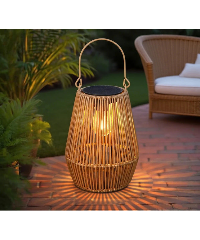 Linterna solar decorativa para exteriores solar