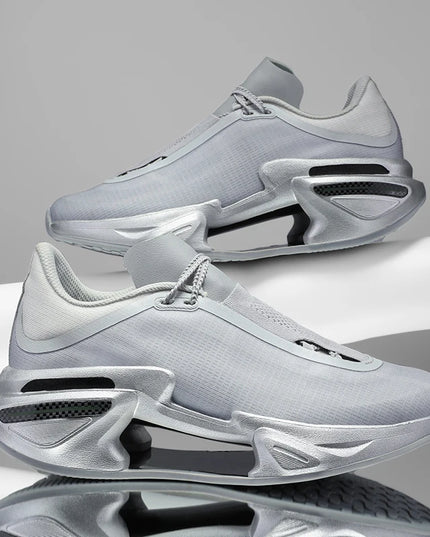 Zapatillas de correr para hombre y mujer, soporte estable con placa de carbono, calzado deportivo de suela gruesa transpirable c