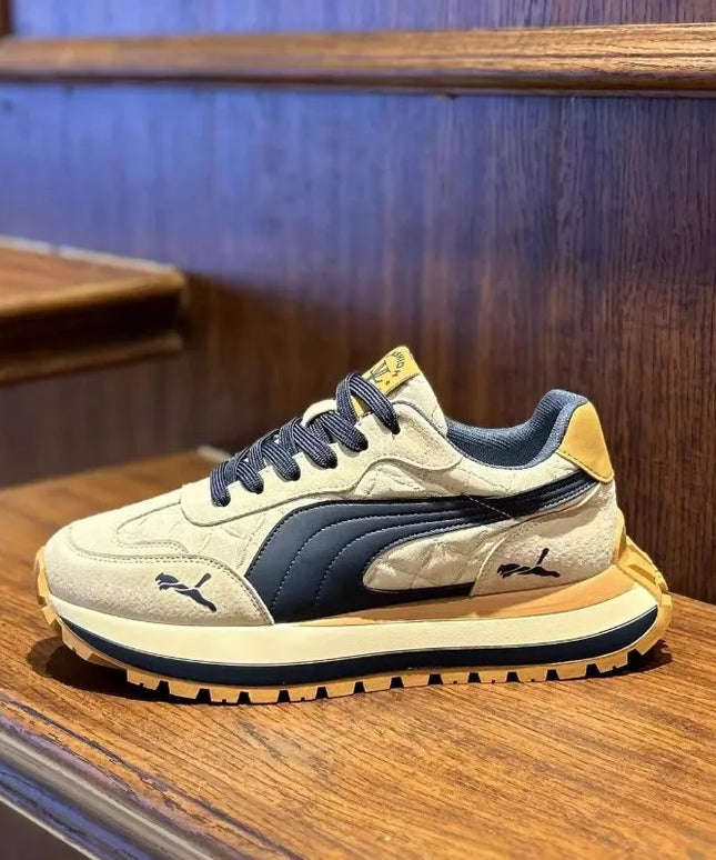 Casual Shoes Men's Sports Shoes Summer Casual Thick Soled Men's Shoes Soft and Comfortable Non-slip Outdoor Fashion Board Shoes