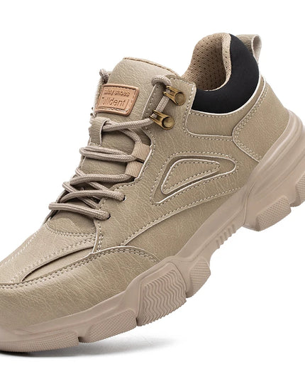 Safety Shoes Men Steel Toe Work Shoes Anti-smash Anti-puncture Indestructible Shoes Protective Boots Tactical Boots