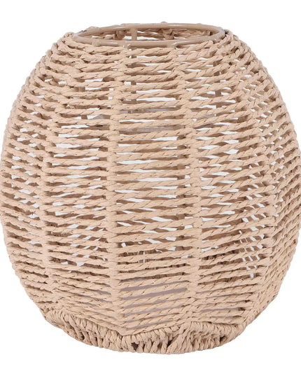 RALCA-Home Lighting Rattan Lamp Cover Handmade Woven Chandelier Retro Lampshade Homestay Lampshade Decorative Chandelier