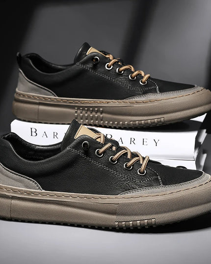 Four New Men's Walking Shoes Comfortable Men's Fashion Casual Skateboarding Shoes Fashionable Versatile Anti Slip Outdoor Shoes