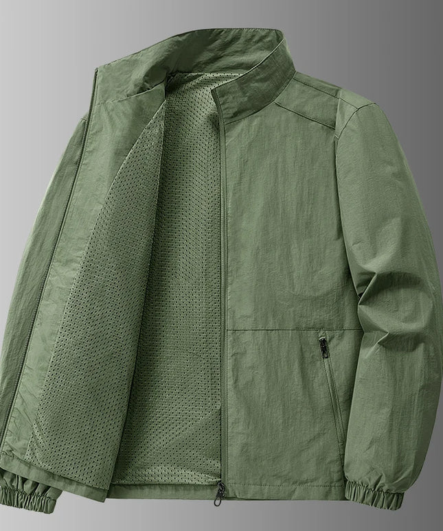 Men's jacket  spring and autumn thin casual sports jacket  windproof jacket  2025 new workwear  outdoor assault jacket  top