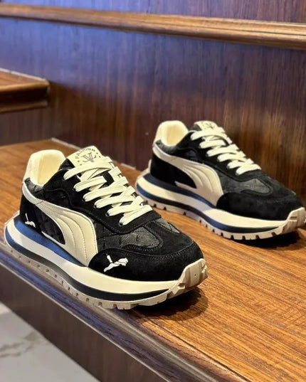 Casual Shoes Men's Sports Shoes Summer Casual Thick Soled Men's Shoes Soft and Comfortable Non-slip Outdoor Fashion Board Shoes