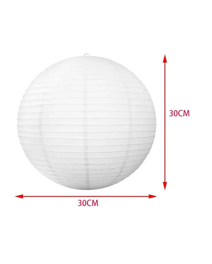 Hanging Paper Lampshade Light Fixture Classic Modern Pendant Light Lamp Cover Vintage Round Ceiling Light Cover Hotel Cafe