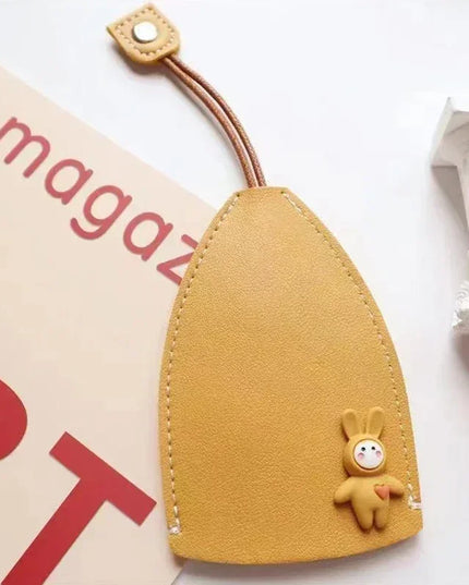 Korea Pull Type Key Case PU Leather Key Wallets Unisex Car Housekeepers Case Leather Key Keychain Pouch New Holder