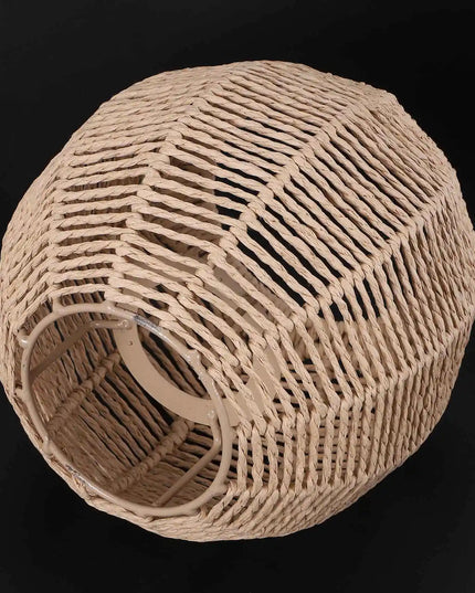 RALCA-Home Lighting Rattan Lamp Cover Handmade Woven Chandelier Retro Lampshade Homestay Lampshade Decorative Chandelier