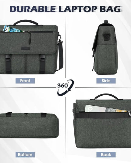 Laptop Briefcases for Men 15.6 Inch Laptop Bag Water resistant Computer Bag Lightweight Shoulder Satchel Bags