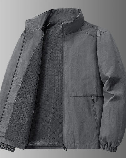 Men's jacket  spring and autumn thin casual sports jacket  windproof jacket  2025 new workwear  outdoor assault jacket  top